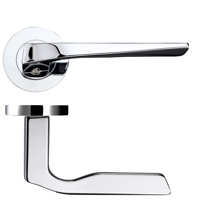 LPD DoorsIronmongery Carina Polished Chrome Tone Handle Hardware Pack