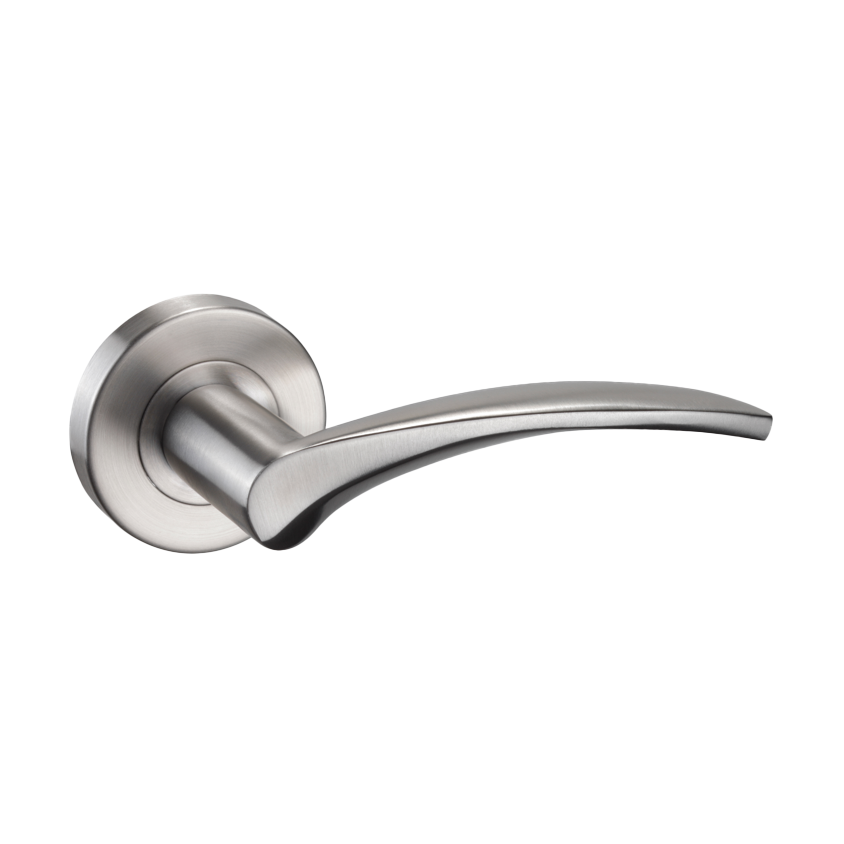 Ironmongery Corvus Satin Chrome Tone Handle Hardware Pack