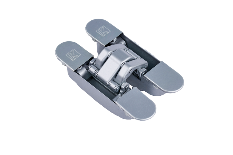 Ironmongery Eclipse Matt Chrome Tone Concealed Hinge (Pack of 2)