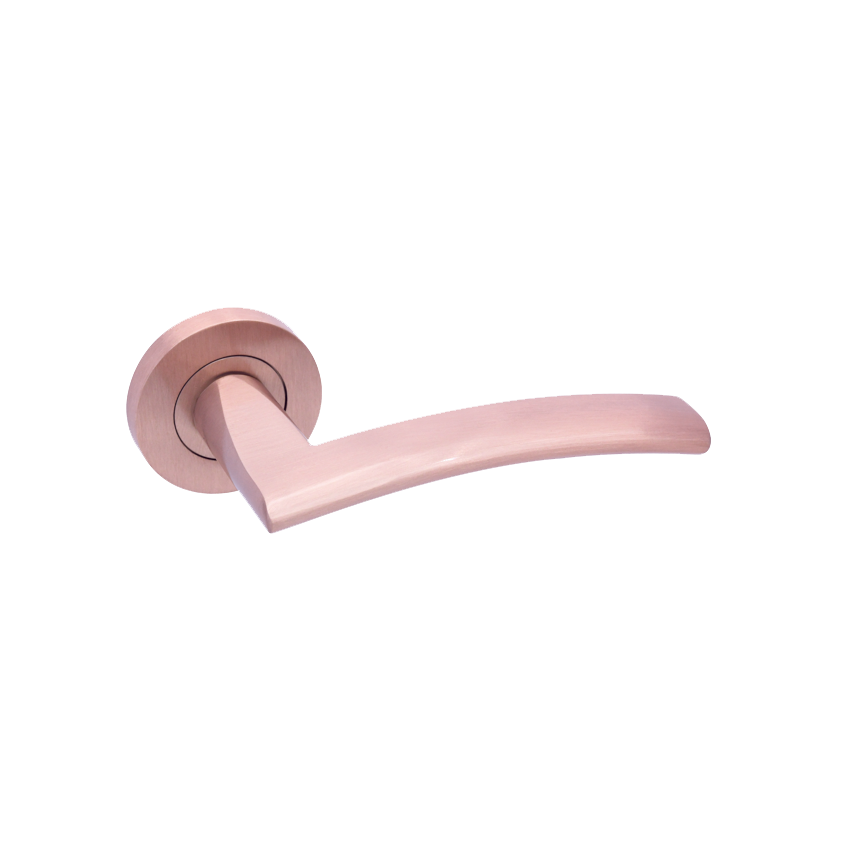 Ironmongery Genoa Rose Gold Tone Handle Pack