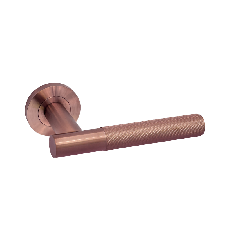 Ironmongery Lugano Satin Copper Tone Handle Pack