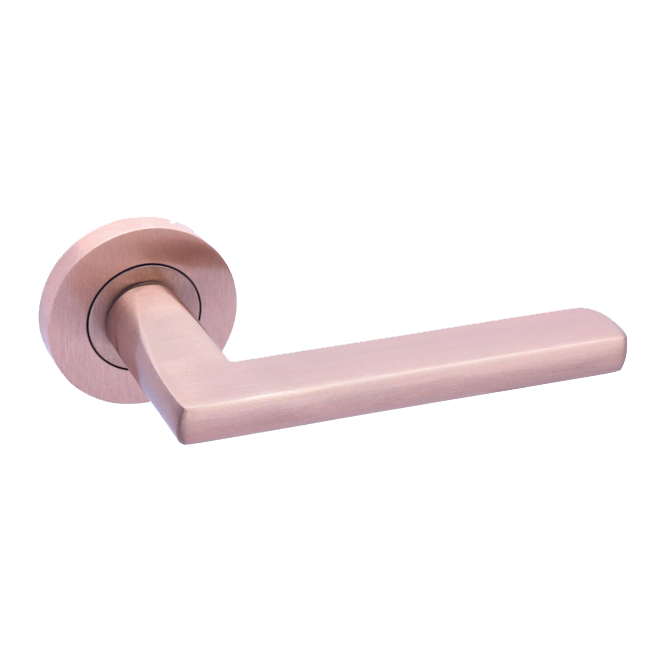 Ironmongery Parma Rose Gold Tone Privacy Handle Pack
