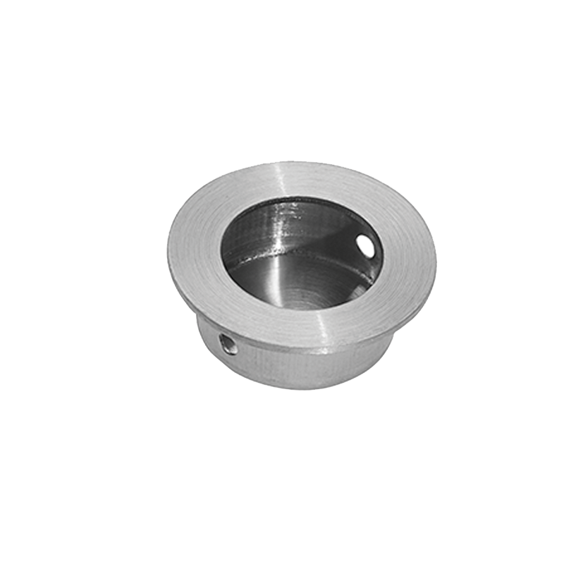 Ironmongery Pisces Satin Chrome Tone Pocket Door Finger Pull