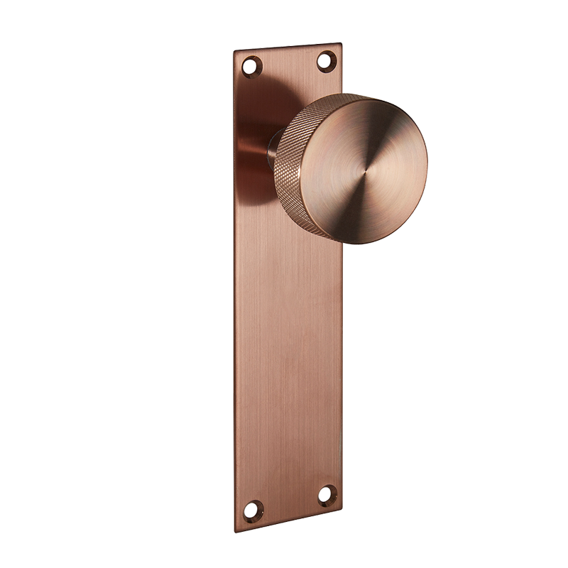 Ironmongery Zermatt Satin Copper Tone Handle Hardware Pack