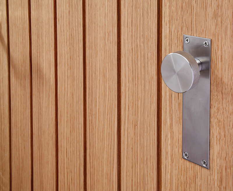 Ironmongery Zermatt Satin Stainless Steel Tone Handle Hardware Pack