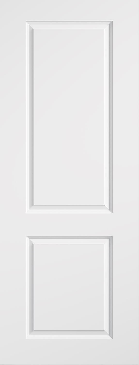 White Moulded Smooth 2 Panel