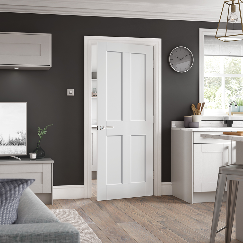White Moulded Smooth Ashford