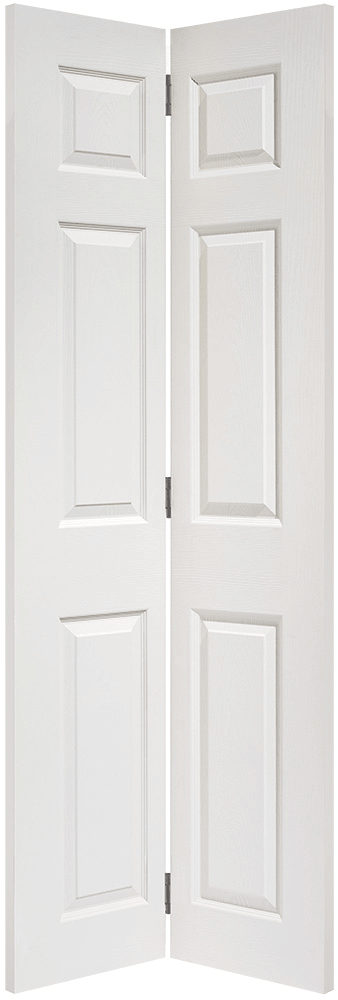 White Textured Regency Bi-fold